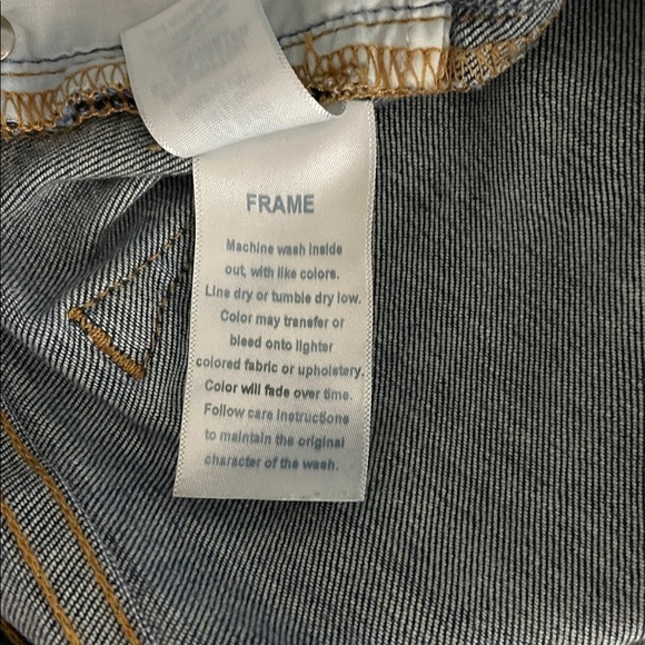 Frame Denim Jeans Le Garçon Women’s Size 24 Rosewood Blue Slim Fit Stretch - Picture 6 of 9